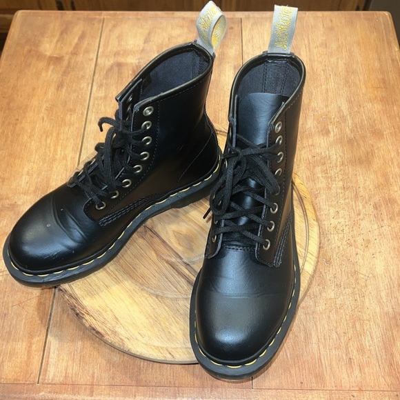 Dr. Martens Shoes - Dr Martens Vegan 1460 Black Combat Boots